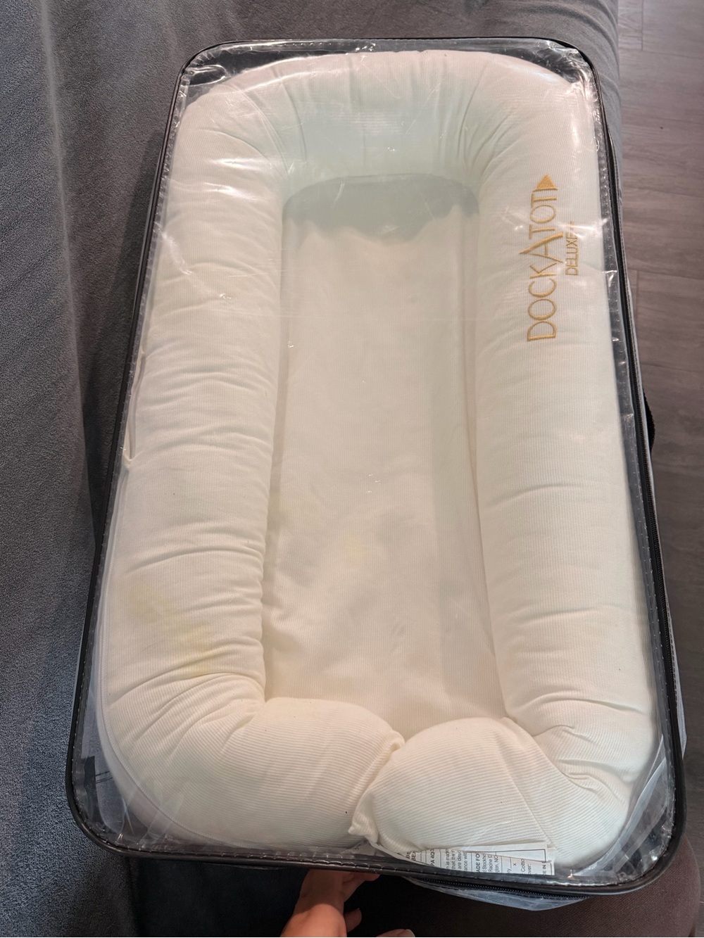 DockATot Deluxe Cream Baby Nest